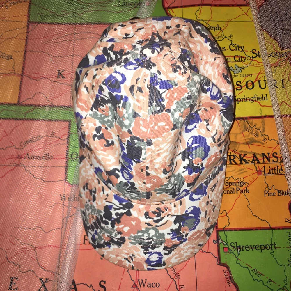 Floral American Eagle Hat